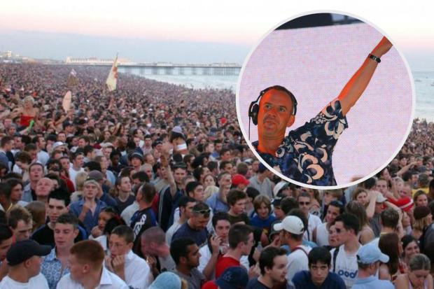 Fatboy Slim played to more than 250,000 people in July 2002