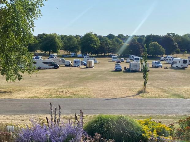 The Argus: Dozens of caravans remain in Preston Park
