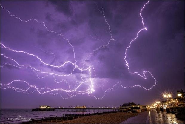 The Argus: Photo of storms in Brighton in May 2022 by Camera Club member Kevin Long