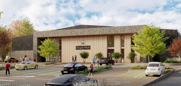 The Argus: An artist's impression of the Royal Mail sorting centre in Patcham