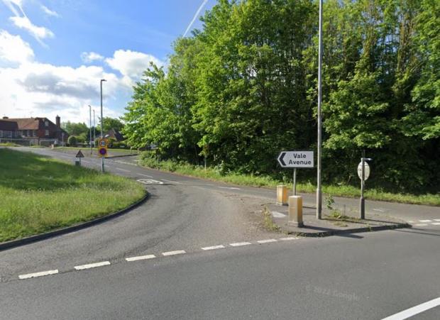 The Argus: The Vale Avenue turn off leading from the A27
