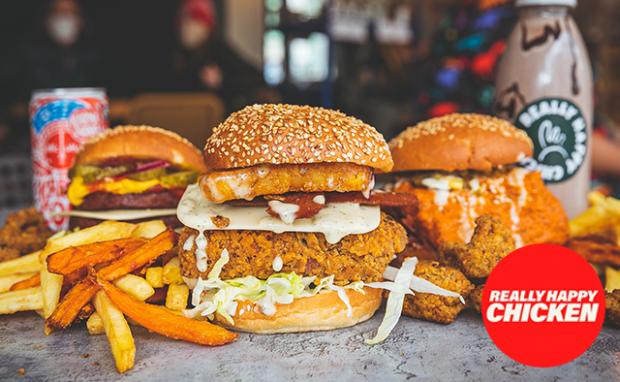 The Argus: Really Happy Chicken’s Sticky Burger 