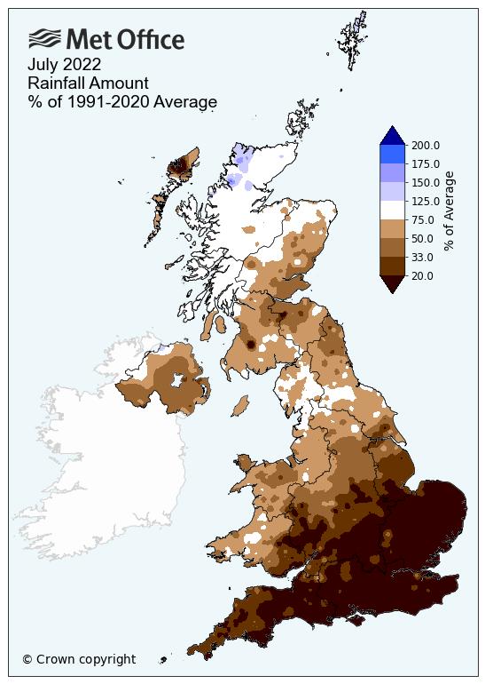 The Argus: Large parts of southern and eastern England saw record low rainfall last month