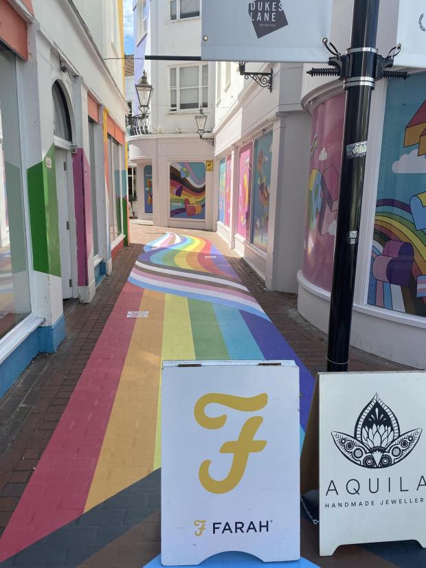 The Argus: Rainbow Lane - Dukes Lane, Brighton