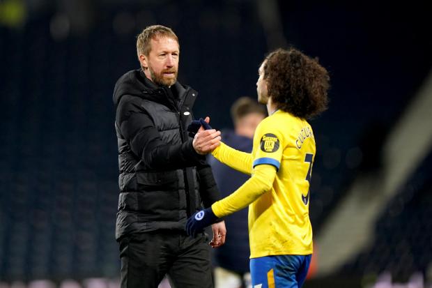 Graham Potter and his staff got the very best out Marc Cucurella in the player’s one season with Albion