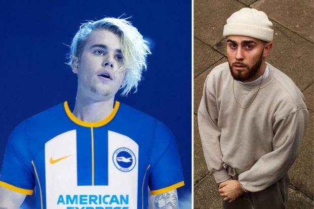 Superstar Justin Bieber spotted with Brighton and Hove Albion shirt