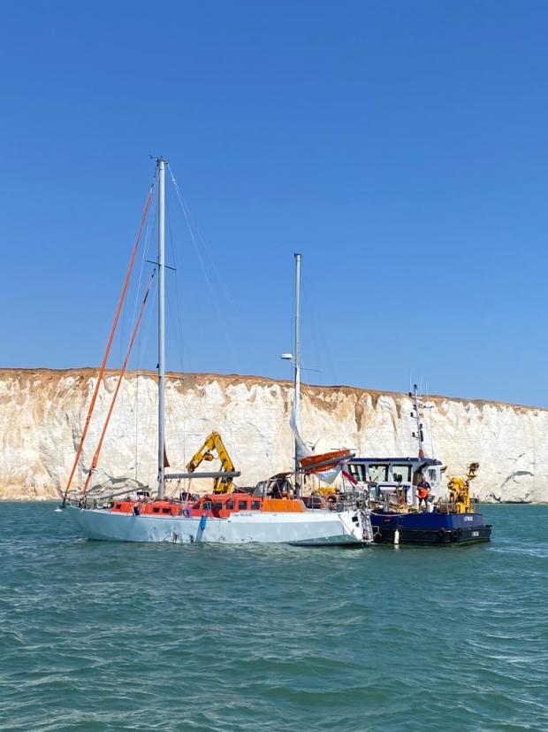 The Argus: The Cape Michelle recovered yesterday afternoon. Image of boat trips in Sussex