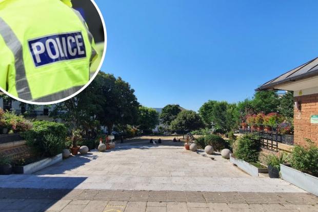Police patrol Norfolk Square, Brighton, amid antisocial behaviour