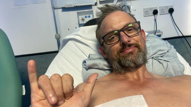 The Argus: The 48-year-old spent a week in the hospital