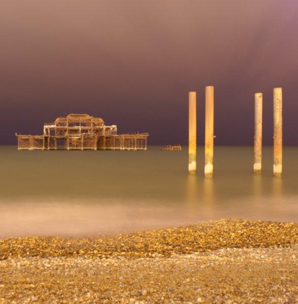 This dramatic picture of Brighton's West Pier covered in snow by Toby Smith has just been awarded silver in the 152nd International Print Exhibition Awards hosted by the Royal Photographic Society. Mr Smith used an unusually long exposure time of four min
