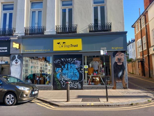 The Argus: The Dog's Trust charity shop on St James's Street