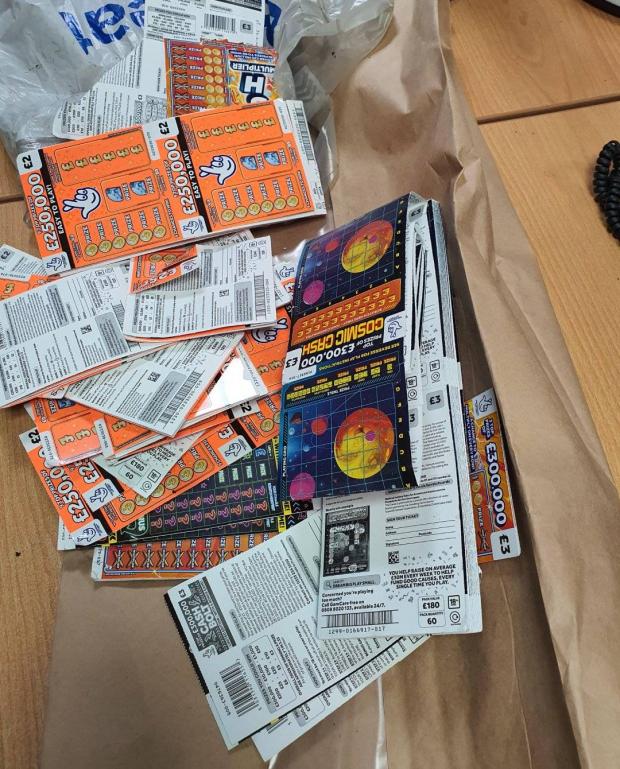 The Argus: The scratch cards that were stolen from Tesco