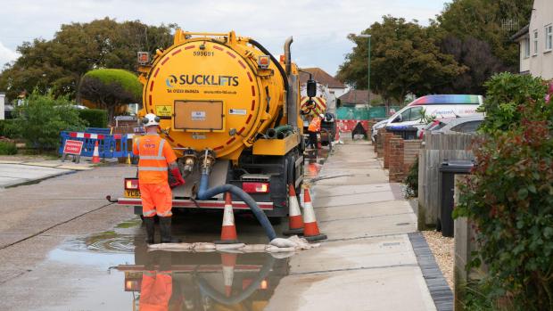 The Argus: Southern Water have apologized again for the sewage breach. Image: Eddie Mitchell