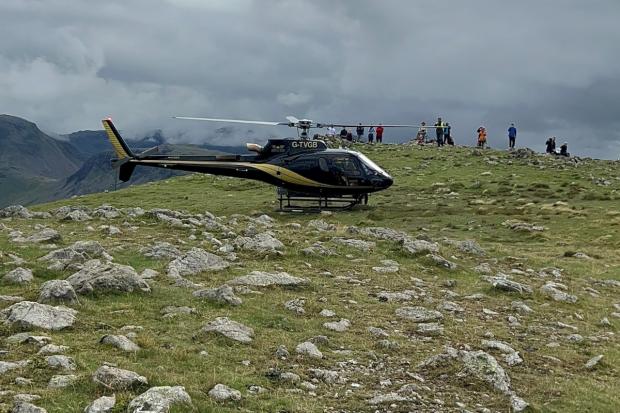 The Argus: Tom Cruise crew filming scenes for the latest Mission Impossible in the Lake District Image: Adam Wheeler