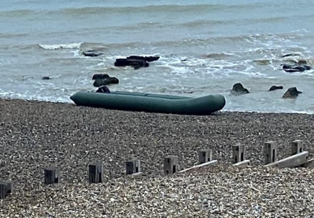 The Argus: The boat pictured on the beach