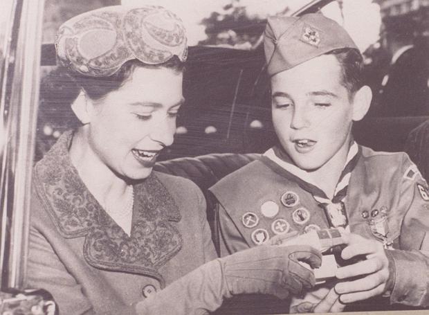 The Argus: The Queen wearing a pair of Cornelia James gloves on a tour of Canada in the 1950s