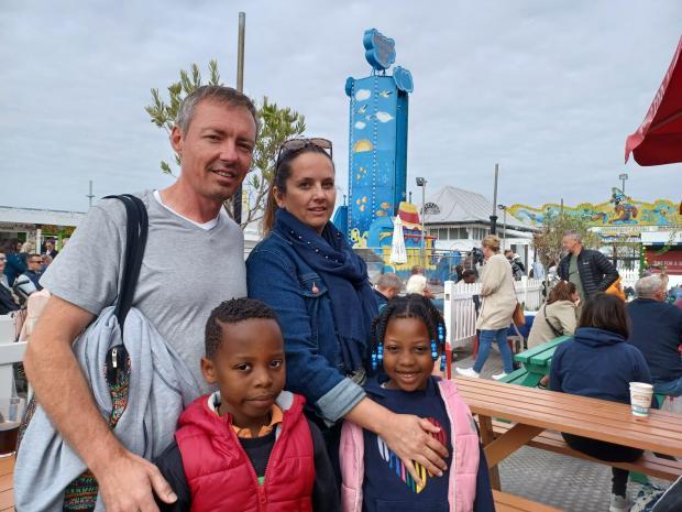 The Argus: Troskie and Naomi Botha with the children Jojo and Esther