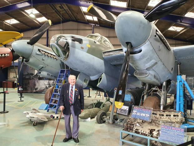 The Argus: George Dunn at the De Havilland Museum in north London in September 2020