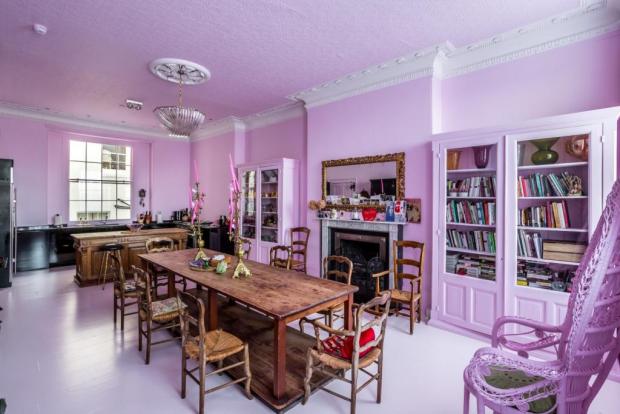L'Argus: dining room at 8 Lewes Crescent (Rightmove)