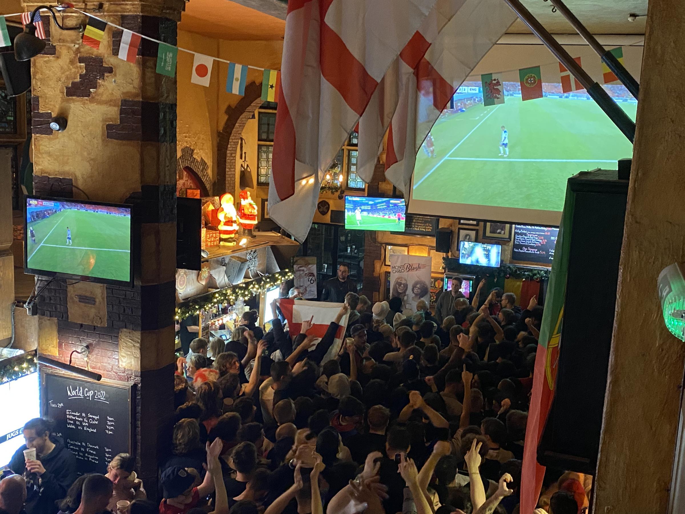 RECAP: England fans in Brighton celebrate victory over Wales