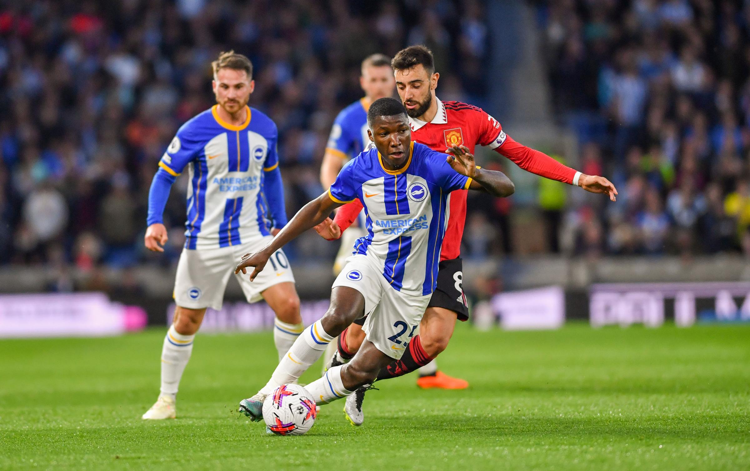 Moises Caicedo explains his right-back role for Brighton
