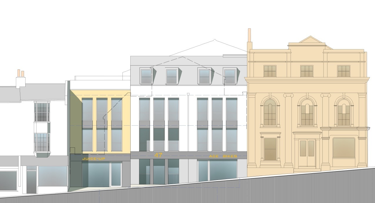 Artists Impression Of Proposed Building Next To The Prince Albert By Turner Associates Architects and Planning Consultants