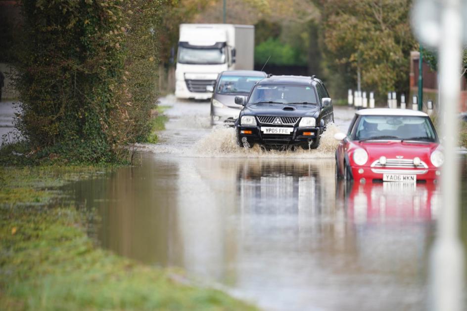 Traffic updates as Sussex roads closed due to flooding 