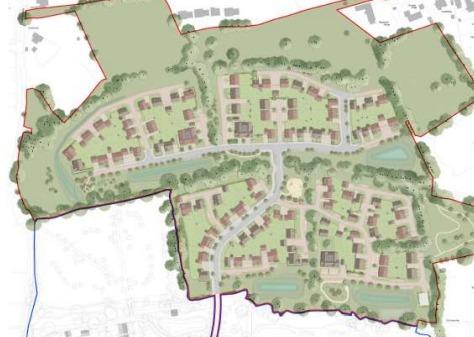 Crowborough homes planned next to stream 