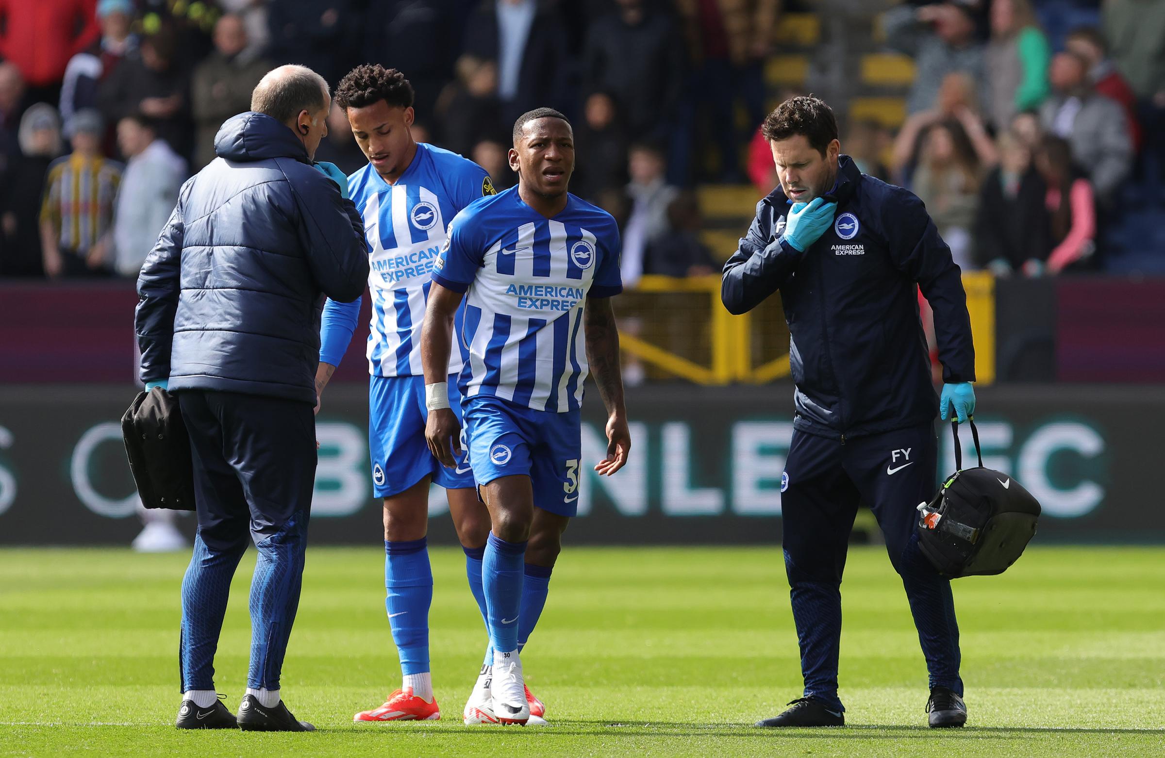 How badly have Brighton been affected by injuries in 2023-24?