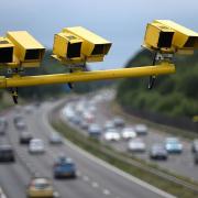 A pensioner has been fined after a speed camera caught him driving at 47 mph on the A27
