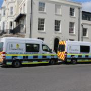 Home office vans at a previous incident