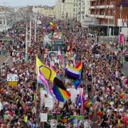 Thousands of people will flood the streets of Brighton for the Pride parade tomorrow