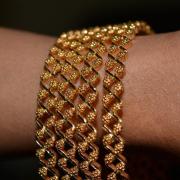 Type of Asian gold jewellery stolen during burglaries.