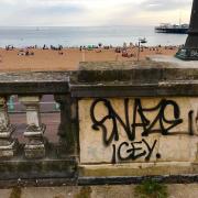 Graffiti on Brighton seafront