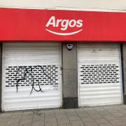 The closed Argos shop in Western Road in Brighton