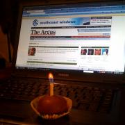 COMPUTER CAKE: Happy First Birthday Dear Blog