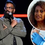 Romesh Ranganathan had to convince his mother Shanthi about the coronavirus vaccine