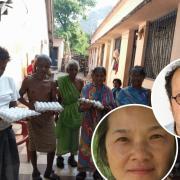 John Halpern and Liza Tong are part of a group of friends helping a leper colony in India