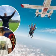 Lewes FC Women will be skydiving to raise awarness for Breast Cancer UK