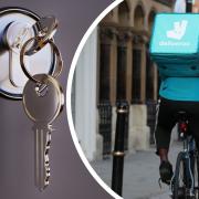 Deliveroo and Just Eat can add up to £36,000 to the value of UK homes. (PA/Canva)