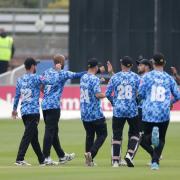 Chris Jordan, far left of picture, and Sussex Sharks are aiming for Vitality Blast Finals Day