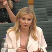Former Love Island contestant Amy Hart speaking about social media trolling. Credit: PA