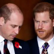 Prince William (left) and Prince Harry, the Duke of Sussex