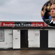 Ralf Rangnick (inset) still has fond memories of Southwick, where he saw some enthusiastic pressing in action