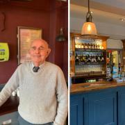 Leonard Walker donated a £2,000 defibrillator to his local pub for the community's use