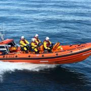 Lifeboat crews from Brighton was called to assist the young people