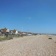 The beach at Pevensey Bay: credit - Paul Gillett/Geograph