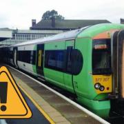 Trains are disrupted in East Sussex