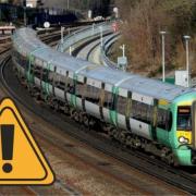 Southern rail trains are being disrupted in Hastings and Eastbourne