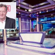 The set of Piers Morgan’s new TV show has been unveiled ahead of the programme launching next week